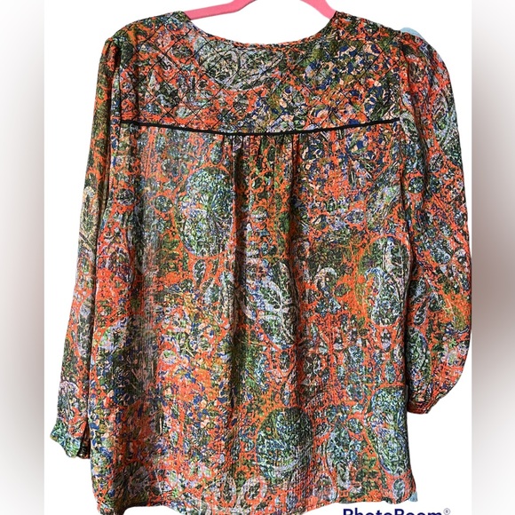 EDME & ESYLLTE  Women’s Long Sleeve Top Sz 8 - Picture 2 of 12